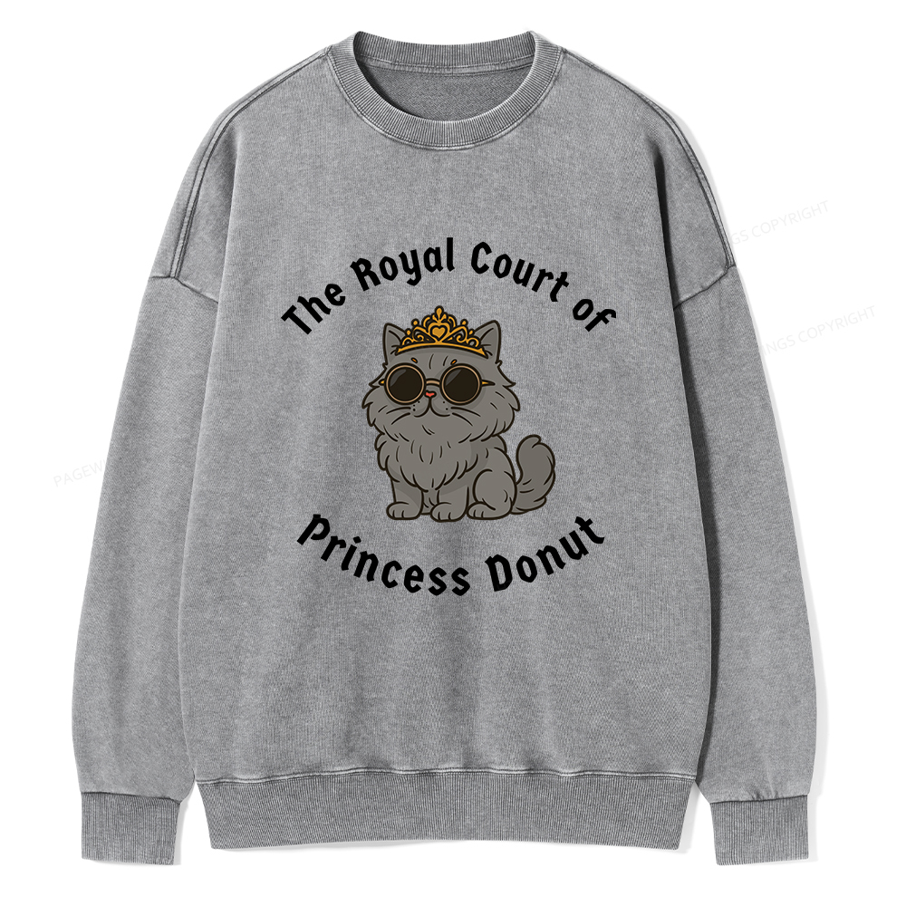 Pagewings The Royal Court Unisex Washed Sweatshirt