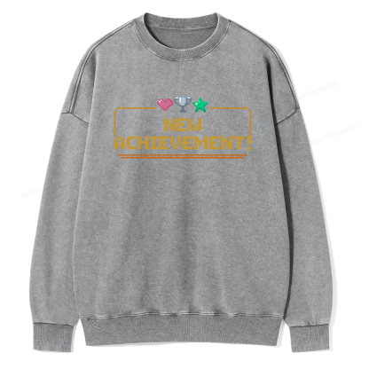 Pagewings New Achievement Unisex Washed Sweatshirt