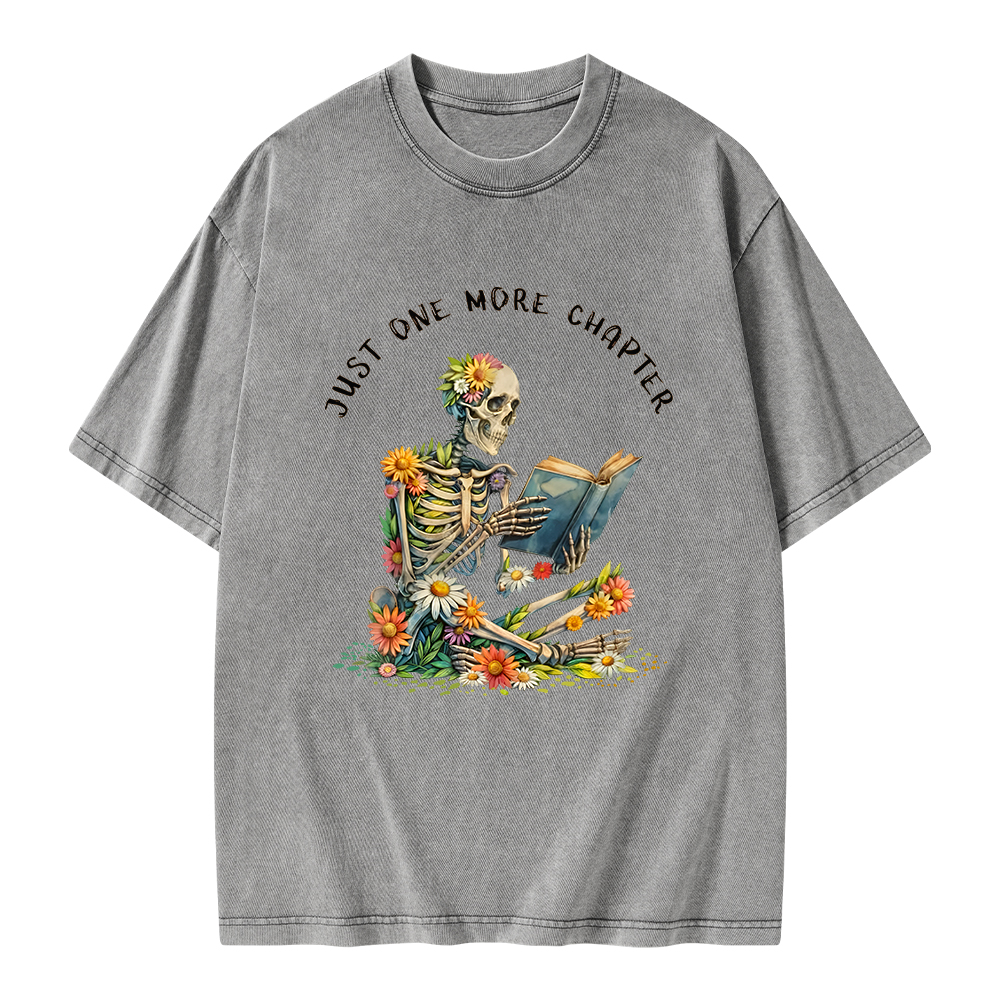 Pagewings Just More Chapter Unisex Washed T-shirt