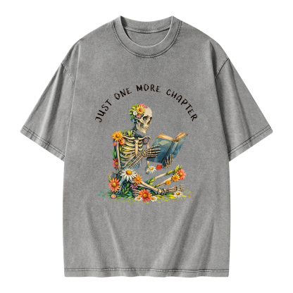 Pagewings Just More Chapter Unisex Washed T-shirt