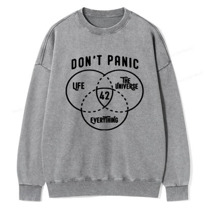 Pagewings 42 is the Answer  Unisex Washed Sweatshirt