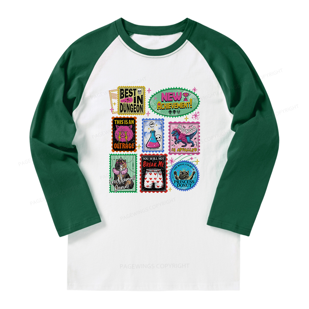 Pagewings New Achievement Long Sleeve Raglan T-shirt