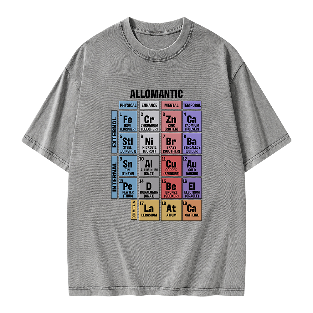 Pagewings Allomantic Unisex Washed T-shirt