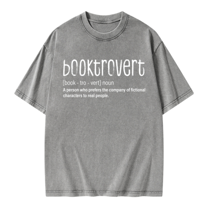 Pagewings Booktrovert Unisex Washed T-shirt