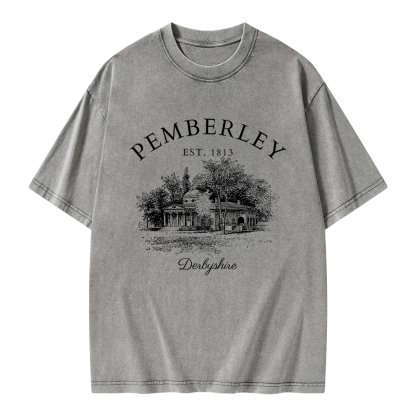 Pagewings Pemberley Unisex Washed T-shirt