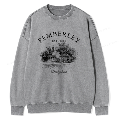 Pagewings Pemberley Unisex Washed Sweatshirt