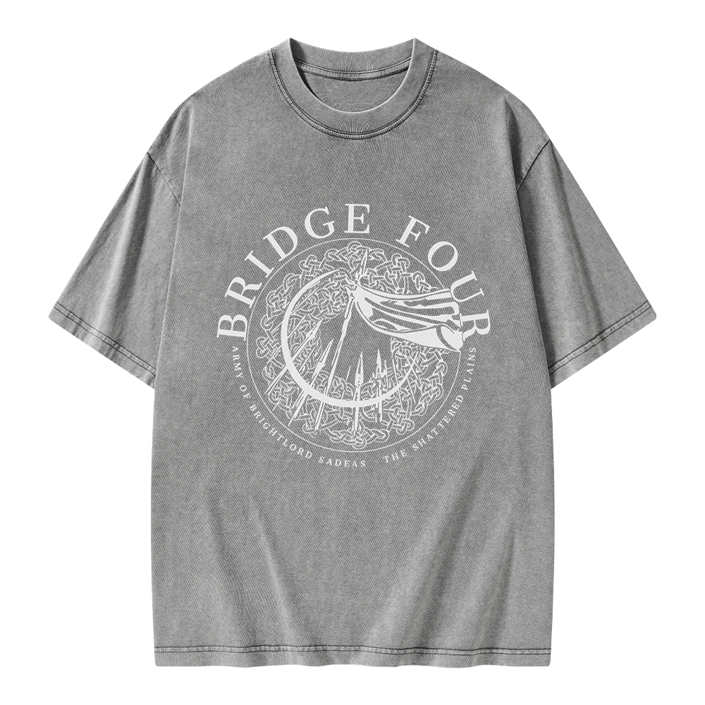 Pagewings Bridge Four Unisex Washed T-shirt