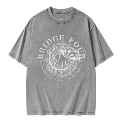 Pagewings Bridge Four Unisex Washed T-shirt