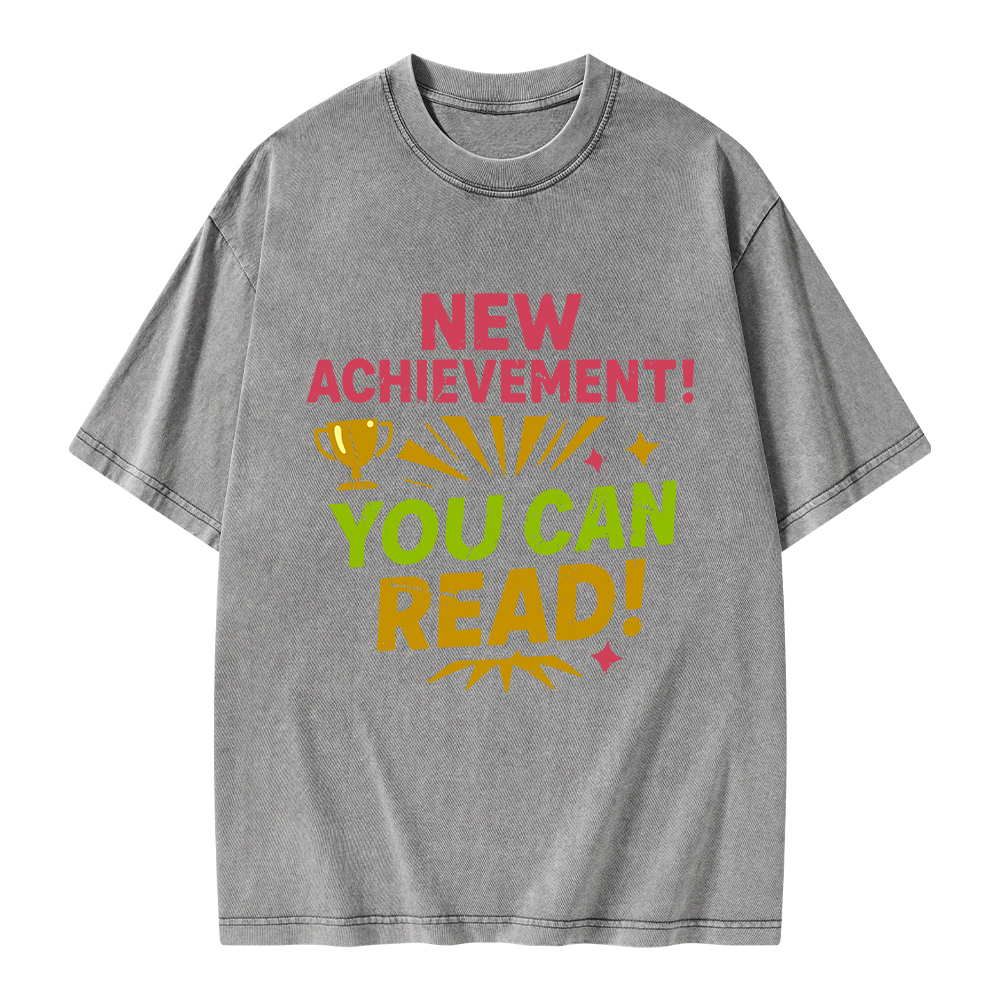 Pagewings New Achievement Unisex Washed T-shirt