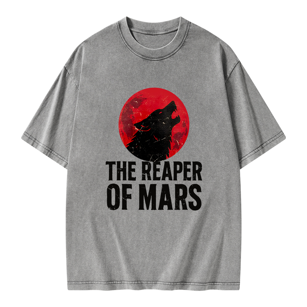 Pagewings The Reaper of Mars Unisex Washed T-shirt