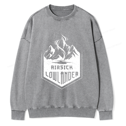 Pagewings Airsick Lowlander Unisex Washed Sweatshirt
