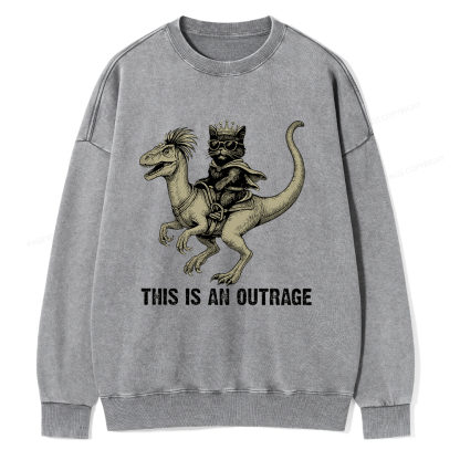 Pagewings Fantasy Book Reader Unisex Washed Sweatshirt