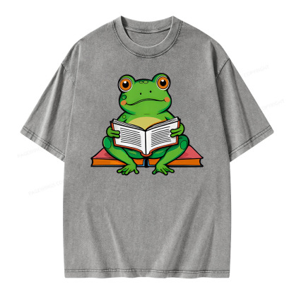 Pagewings reading book T-Shirts Unisex Washed T-shirt