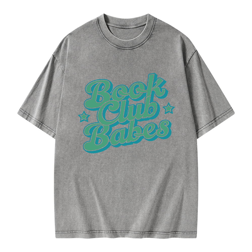 Pagewings Book Club Babes Unisex Washed T-shirt