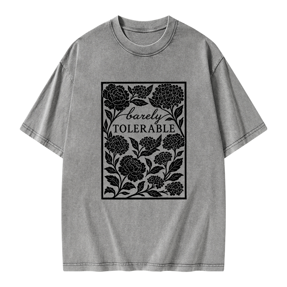 Pagewings Barley Tolerable Unisex Washed T-shirt