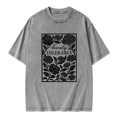 Pagewings Barley Tolerable Unisex Washed T-shirt