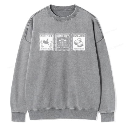 Pagewings The Answer Is Unisex Washed Sweatshirt