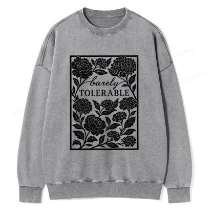 Pagewings Barley Tolerable Unisex Washed Sweatshirt
