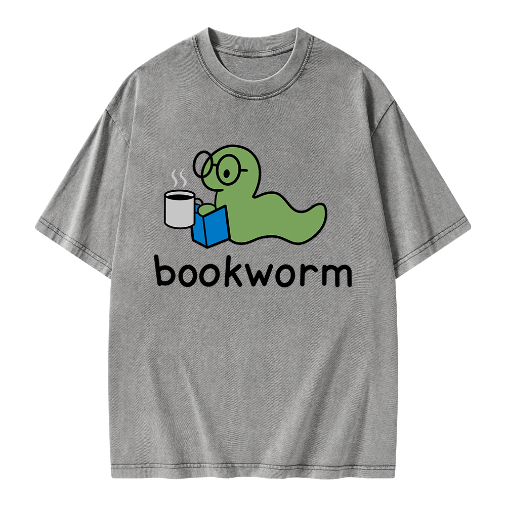Pagewings Bookworm Unisex Washed T-shirt