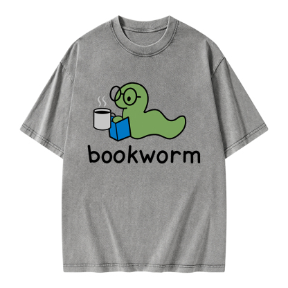 Pagewings Bookworm Unisex Washed T-shirt