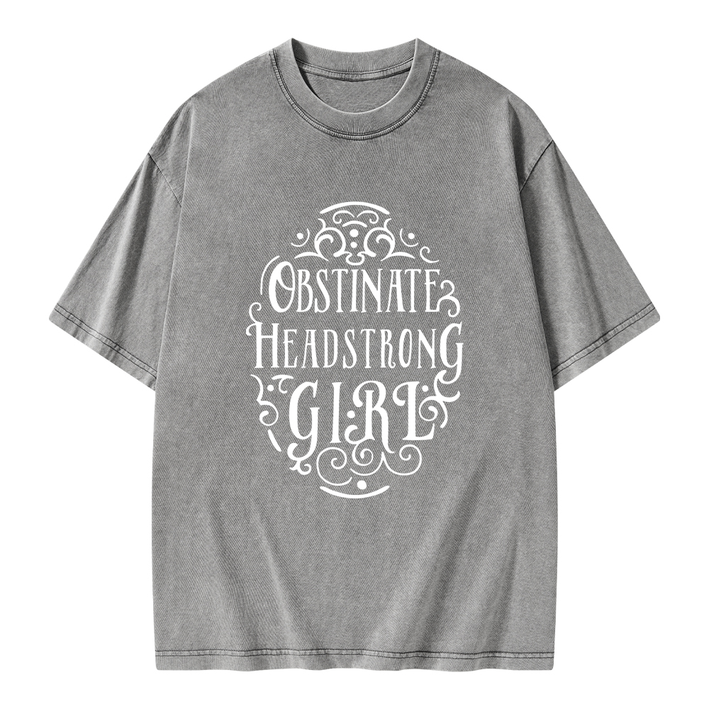 Pagewings Obstinate Unisex Washed T-shirt