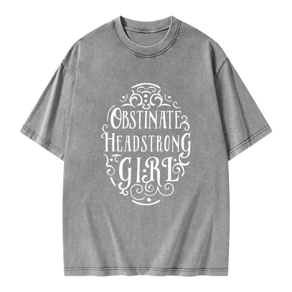 Pagewings Obstinate Unisex Washed T-shirt