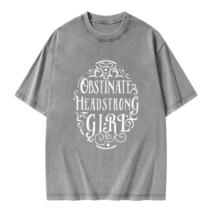 Pagewings Obstinate Unisex Washed T-shirt