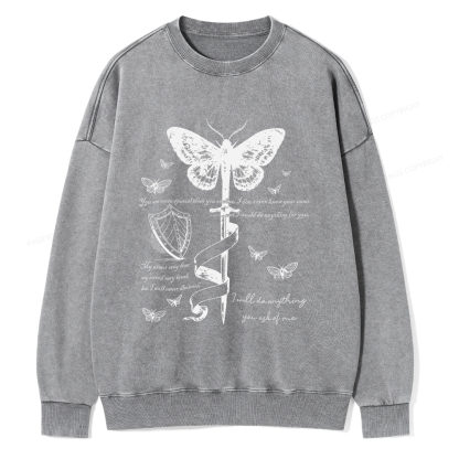 Pagewings Fantasy Reading  Unisex Washed Sweatshirt