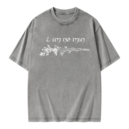 Pagewings I Am No Man Unisex Washed T-shirt