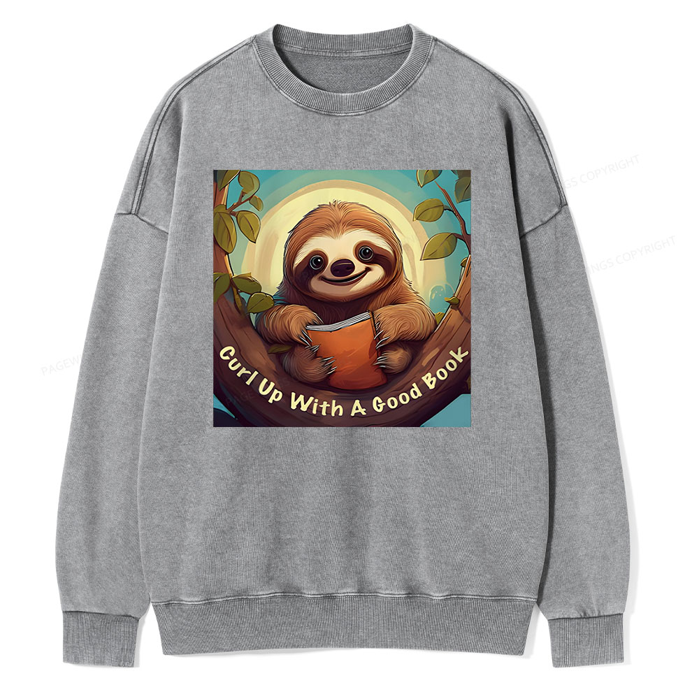 Pagewings Book love T-Shirts Unisex Washed Sweatshirt