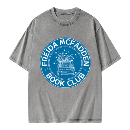 Pagewings Freida McFadden Book Club Unisex Washed T-shirt
