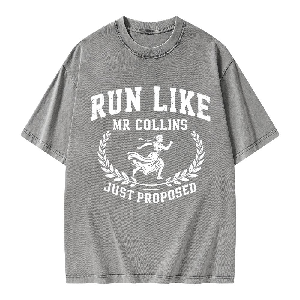 Pagewings Just Proposed Unisex Washed T-shirt