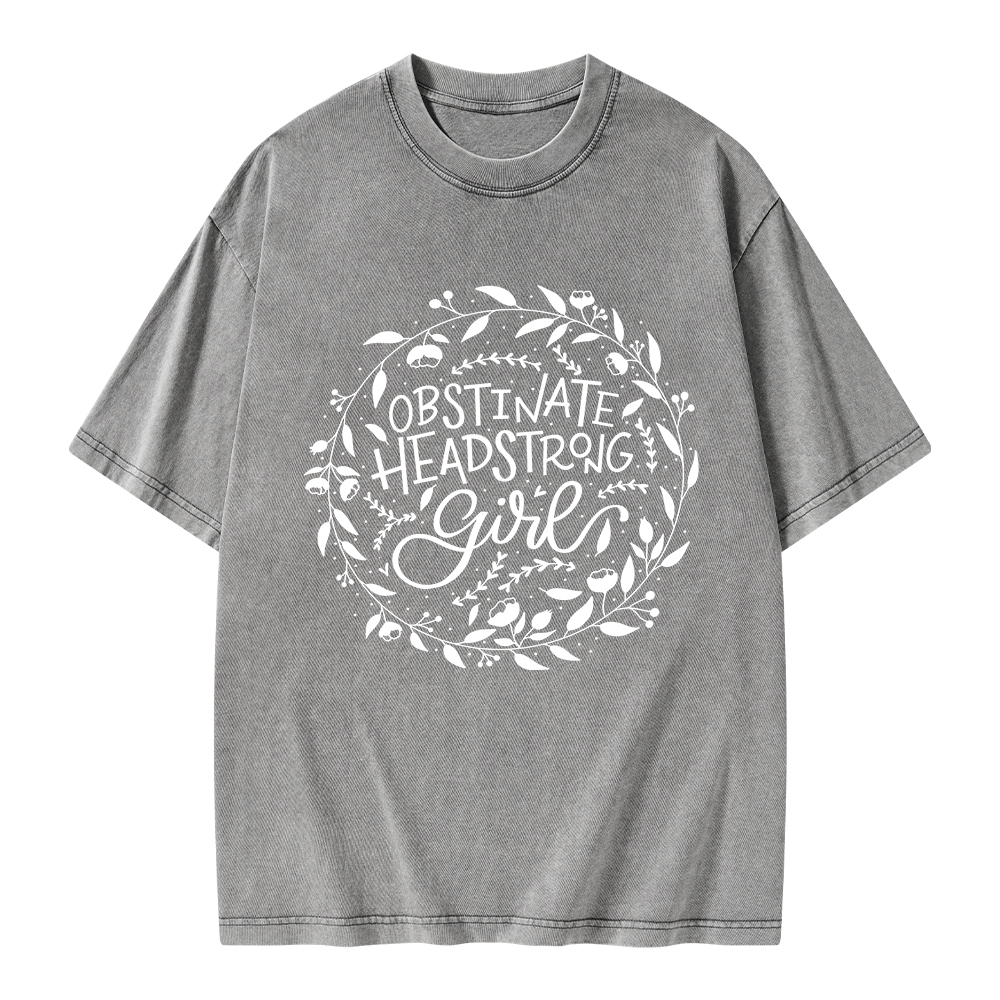 Pagewings Obstinate Unisex Washed T-shirt