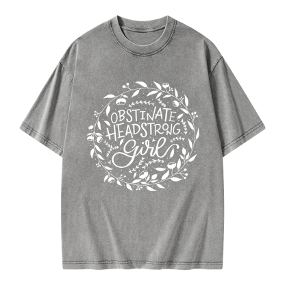 Pagewings Obstinate Unisex Washed T-shirt