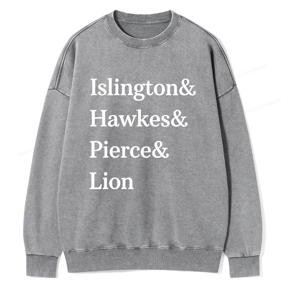 Pagewings Bookish Fan Unisex Washed Sweatshirt