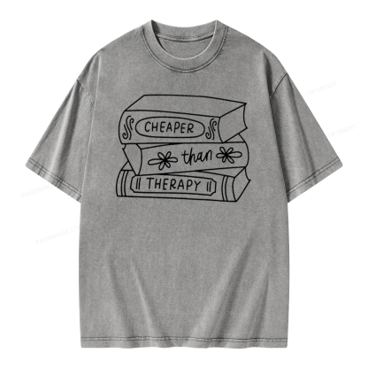 Pagewings Funny Bookish Unisex Pullover Sweater  Unisex Washed T-shirt