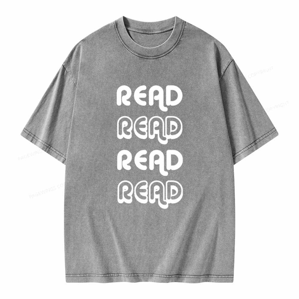 Pagewings The Read Unisex Tee Unisex Washed T-shirt