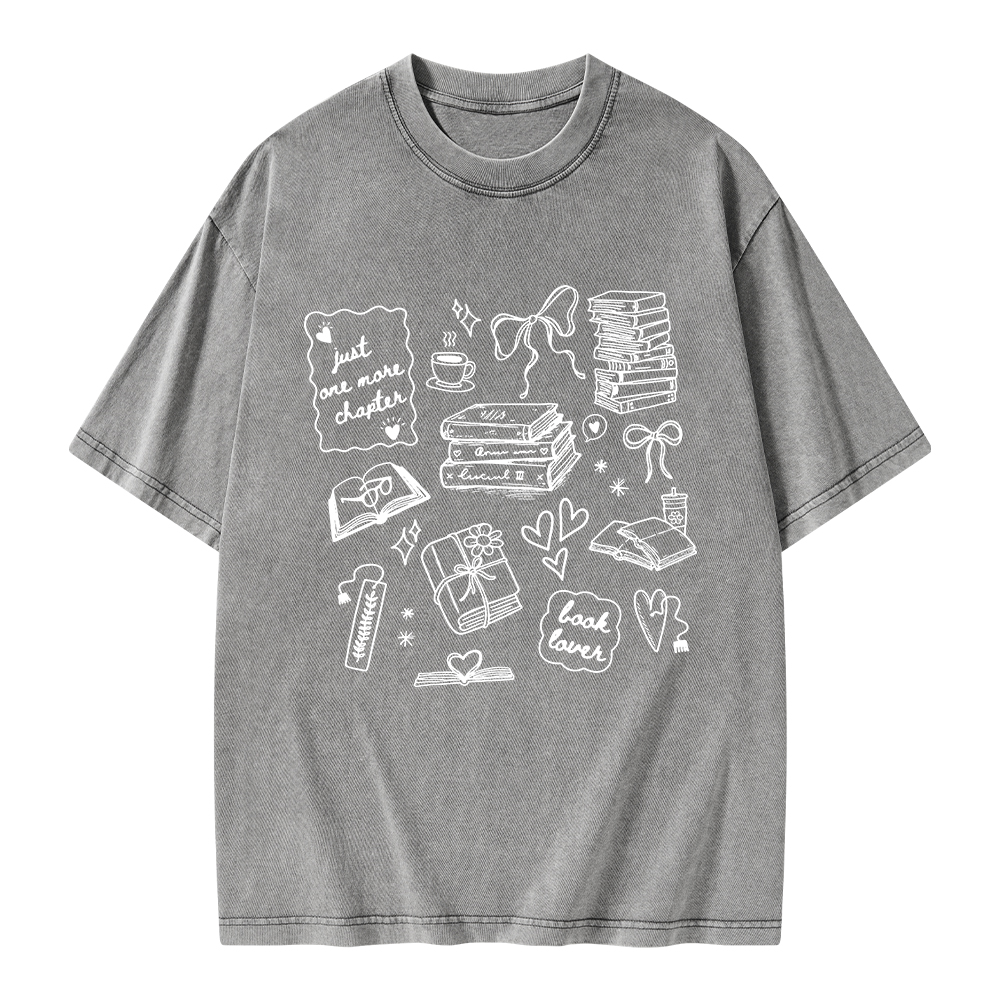 Pagewings Book Lover Unisex Washed T-shirt