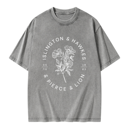 Pagewings Book Lovers of Novels Unisex Washed T-shirt