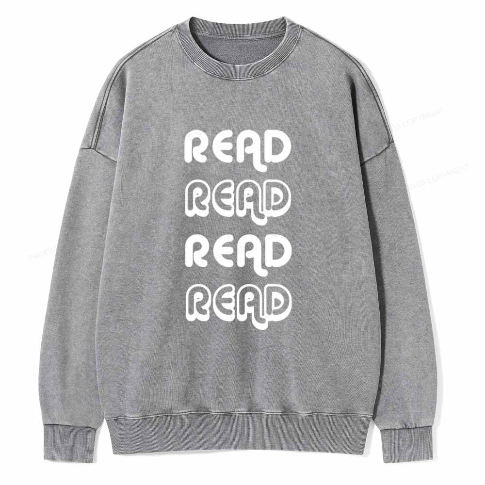 Pagewings The Read Unisex Tee Unisex Washed Sweatshirt