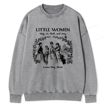 Pagewings Book Lover Unisex Washed Sweatshirt
