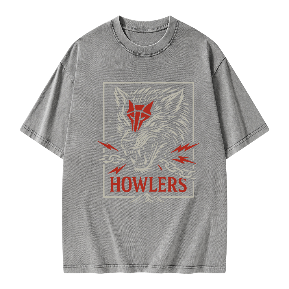 Pagewings Howlers Unisex Washed T-shirt