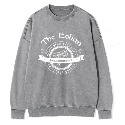 Pagewings Eolian Bar Unisex Washed Sweatshirt