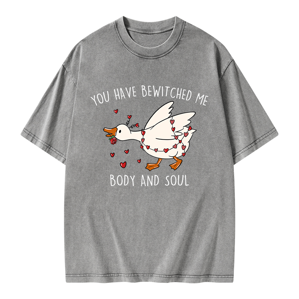 Pagewings You Have Bewitched Me Body And Soul Unisex Washed T-shirt