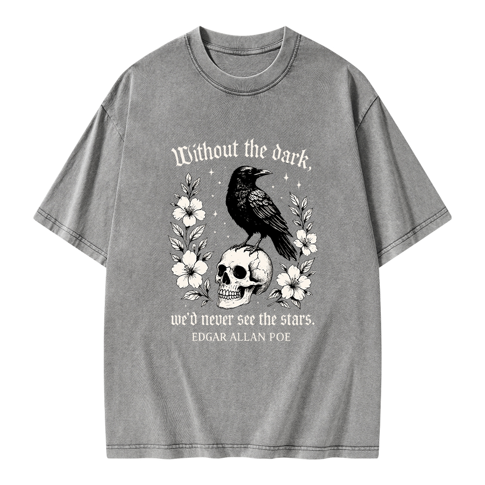 Pagewings Without The Dark Unisex Washed T-shirt