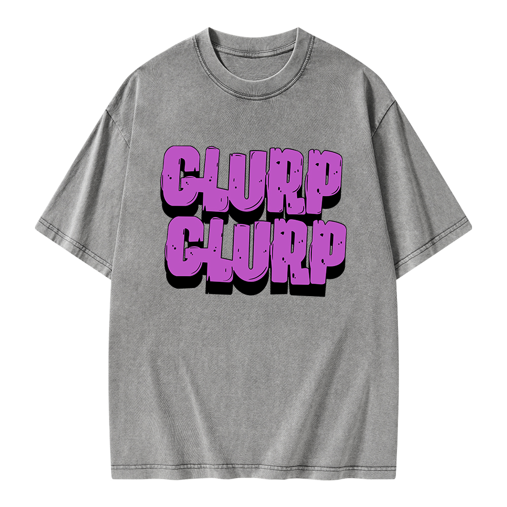 Pagewings Glurp Glurp Unisex Washed T-shirt