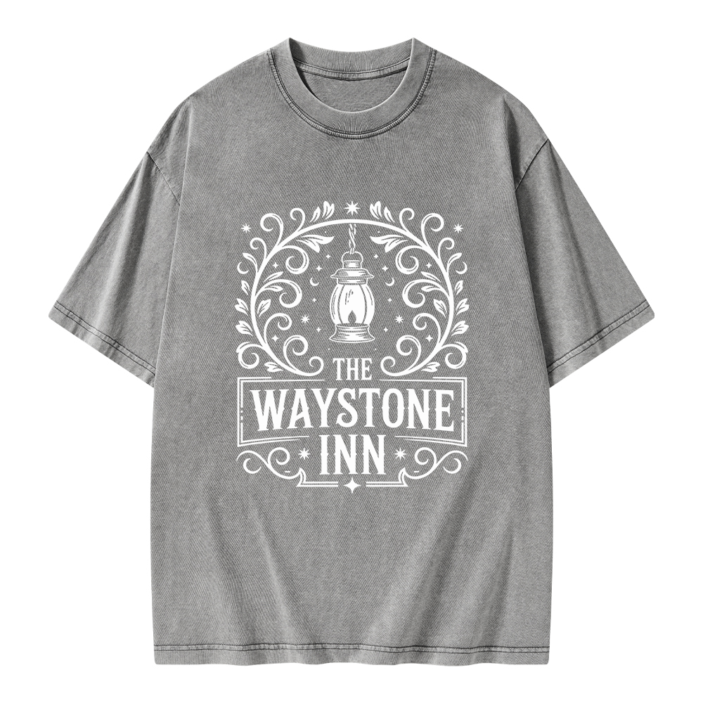 Pagewings The Waystone Inn Unisex Washed T-shirt