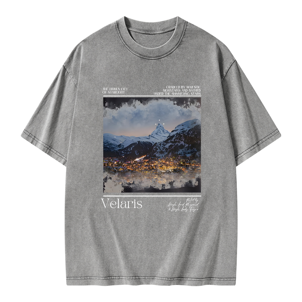 Pagewings Velaris Unisex Washed T-shirt