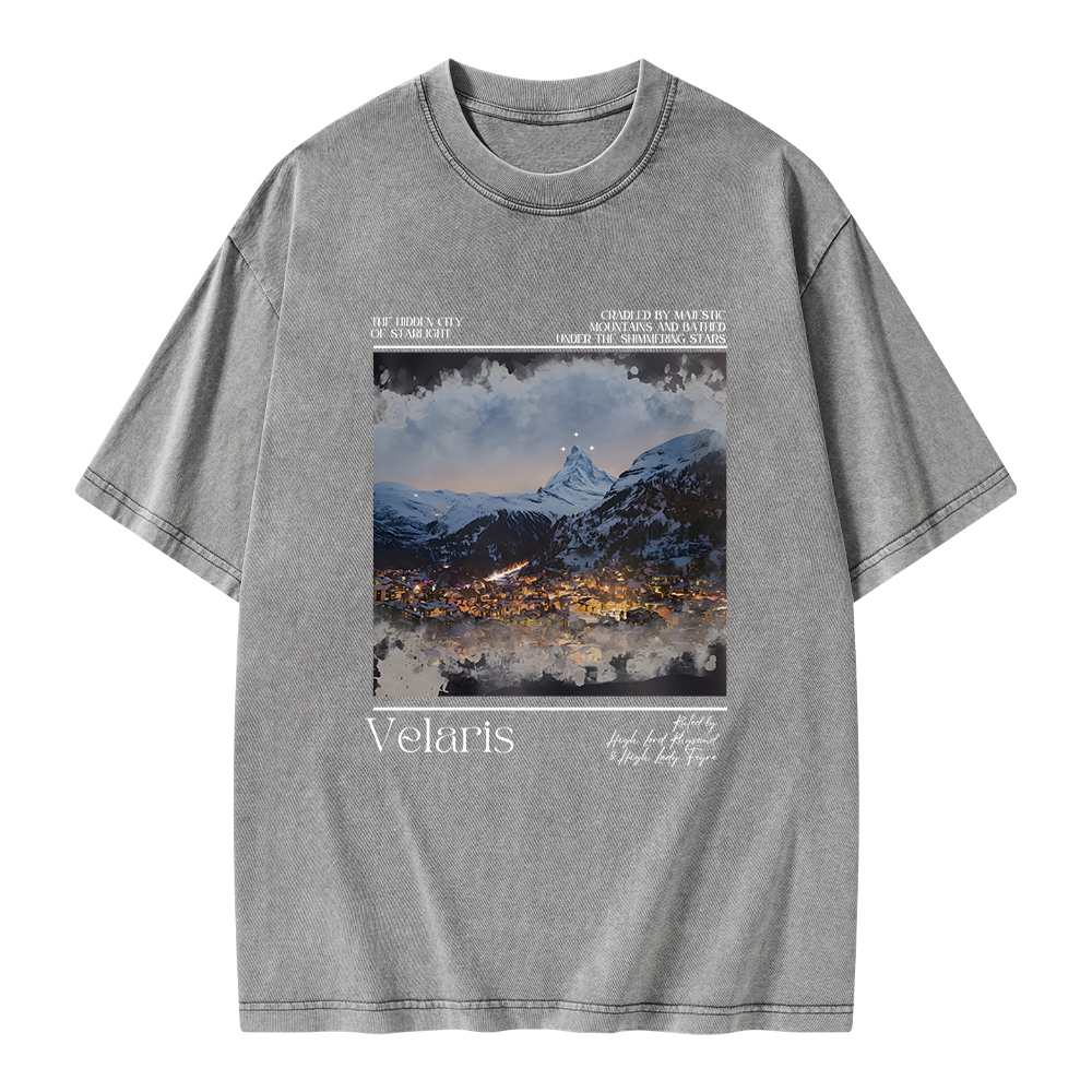 Pagewings Velaris Unisex Washed T-shirt