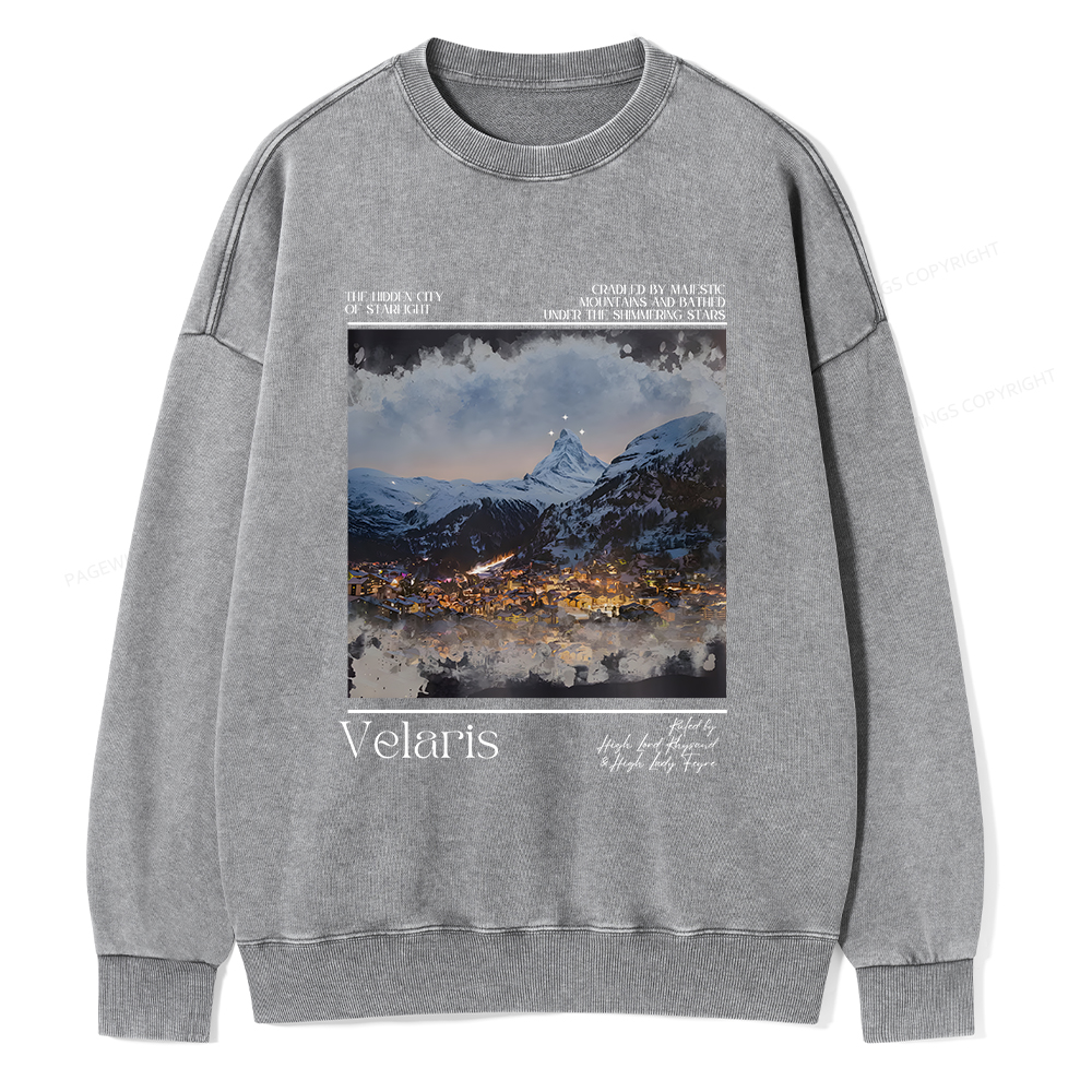 Pagewings Velaris Unisex Washed Sweatshirt